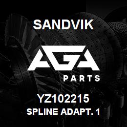 YZ102215 Sandvik SPLINE ADAPT. 1 | AGA Parts