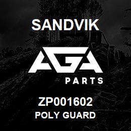 ZP001602 Sandvik POLY GUARD | AGA Parts