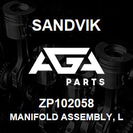 ZP102058 Sandvik MANIFOLD ASSEMBLY, LEFT HAND, 6 PORT | AGA Parts