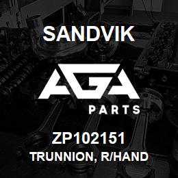 ZP102151 Sandvik TRUNNION, R/HAND | AGA Parts