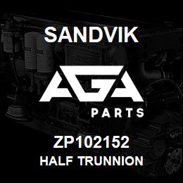 ZP102152 Sandvik HALF TRUNNION | AGA Parts