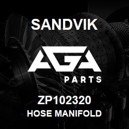 ZP102320 Sandvik HOSE MANIFOLD | AGA Parts