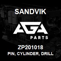 ZP201018 Sandvik PIN, CYLINDER, DRILL GUIDE GRP | AGA Parts