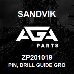 ZP201019 Sandvik PIN, DRILL GUIDE GROUP, S2500 | AGA Parts
