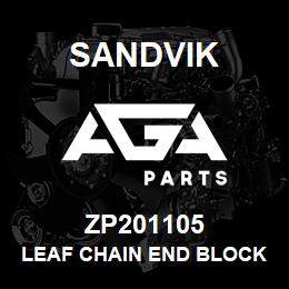 ZP201105 Sandvik LEAF CHAIN END BLOCK | AGA Parts