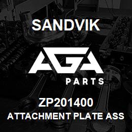 ZP201400 Sandvik ATTACHMENT PLATE ASSY | AGA Parts