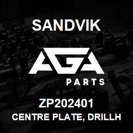 ZP202401 Sandvik CENTRE PLATE, DRILLHEAD STOP | AGA Parts