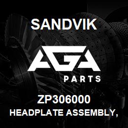 ZP306000 Sandvik HEADPLATE ASSEMBLY, FLAT 6" STAR INS | AGA Parts