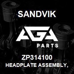 ZP314100 Sandvik HEADPLATE ASSEMBLY, INTERNAL GRIPPER | AGA Parts