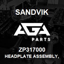 ZP317000 Sandvik HEADPLATE ASSEMBLY, 6" STAR WASHER | AGA Parts