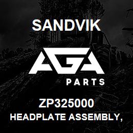 ZP325000 Sandvik HEADPLATE ASSEMBLY, L/H OUTER | AGA Parts