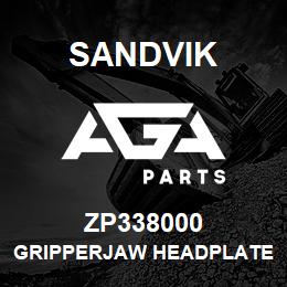 ZP338000 Sandvik GRIPPERJAW HEADPLATE L/H UN2807 | AGA Parts