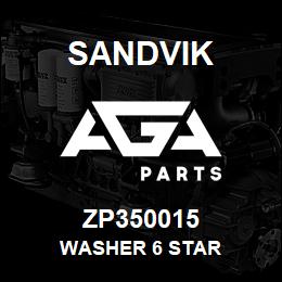 ZP350015 Sandvik WASHER 6 STAR | AGA Parts