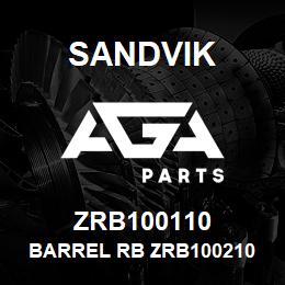 ZRB100110 Sandvik BARREL RB ZRB100210 RB | AGA Parts