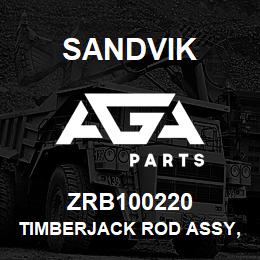 ZRB100220 Sandvik TIMBERJACK ROD ASSY, GRIPPER JAW | AGA Parts