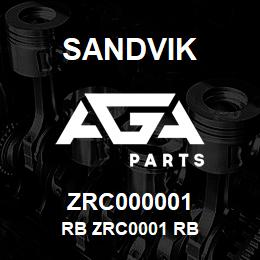 ZRC000001 Sandvik RB ZRC0001 RB | AGA Parts