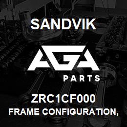 ZRC1CF000 Sandvik FRAME CONFIGURATION, 1250 | AGA Parts