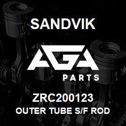 ZRC200123 Sandvik OUTER TUBE S/F ROD | AGA Parts