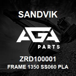 ZRD100001 Sandvik FRAME 1350 SS060 PLATE 1360 X 240 X | AGA Parts