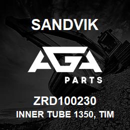 ZRD100230 Sandvik INNER TUBE 1350, TIMBERJACK CYLINDER | AGA Parts