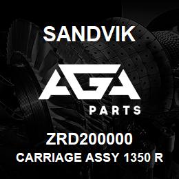 ZRD200000 Sandvik CARRIAGE ASSY 1350 RIB BOLTER | AGA Parts