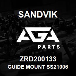 ZRD200133 Sandvik GUIDE MOUNT SS21006 FLATBAR 10 X 65 | AGA Parts