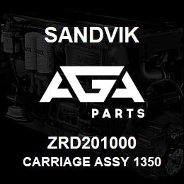 ZRD201000 Sandvik CARRIAGE ASSY 1350 | AGA Parts