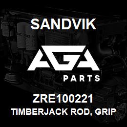 ZRE100221 Sandvik TIMBERJACK ROD, GRIPPER JAW 1450 | AGA Parts