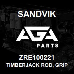 ZRE100221 Sandvik TIMBERJACK ROD, GRIPPER JAW 1450 | AGA Parts