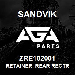ZRE102001 Sandvik RETAINER, REAR RECTRACT, L/HAND | AGA Parts