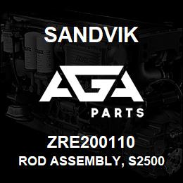ZRE200110 Sandvik ROD ASSEMBLY, S2500 LONG FEED | AGA Parts