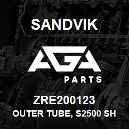 ZRE200123 Sandvik OUTER TUBE, S2500 SHORT FEED | AGA Parts