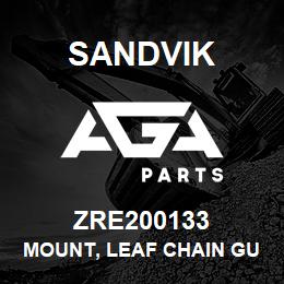 ZRE200133 Sandvik MOUNT, LEAF CHAIN GUIDE | AGA Parts