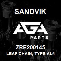 ZRE200145 Sandvik LEAF CHAIN, TYPE AL644-PAIR | AGA Parts