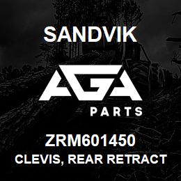 ZRM601450 Sandvik CLEVIS, REAR RETRACT | AGA Parts