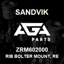 ZRM602000 Sandvik RIB BOLTER MOUNT, REAR RETRACT | AGA Parts