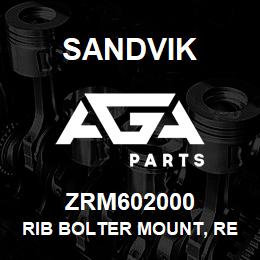 ZRM602000 Sandvik RIB BOLTER MOUNT, REAR RETRACT | AGA Parts
