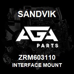 ZRM603110 Sandvik INTERFACE MOUNT | AGA Parts