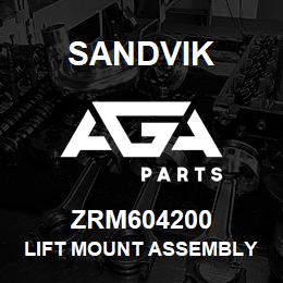 ZRM604200 Sandvik LIFT MOUNT ASSEMBLY | AGA Parts