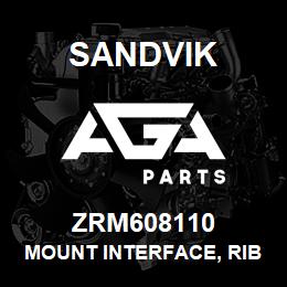 ZRM608110 Sandvik MOUNT INTERFACE, RIB BOLTER MOUNT | AGA Parts