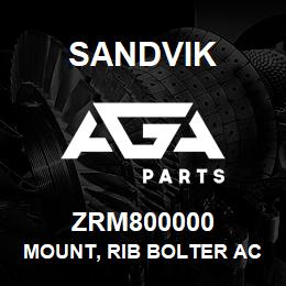 ZRM800000 Sandvik MOUNT, RIB BOLTER ACTUATOR ASSY LH | AGA Parts