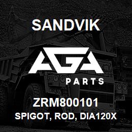 ZRM800101 Sandvik SPIGOT, ROD, DIA120X105 MM. LG SS1120 | AGA Parts