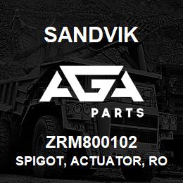 ZRM800102 Sandvik SPIGOT, ACTUATOR, ROD, DIA120X170 MM. | AGA Parts