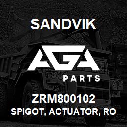 ZRM800102 Sandvik SPIGOT, ACTUATOR, ROD, DIA120X170 MM. | AGA Parts