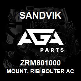 ZRM801000 Sandvik MOUNT, RIB BOLTER ACTUATOR ASSY RH | AGA Parts