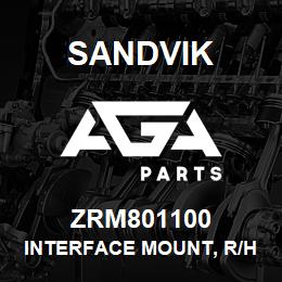 ZRM801100 Sandvik INTERFACE MOUNT, R/HAND | AGA Parts