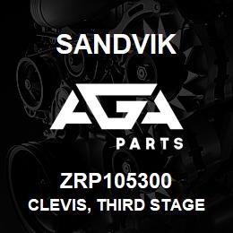 ZRP105300 Sandvik CLEVIS, THIRD STAGE EXTENSION | AGA Parts