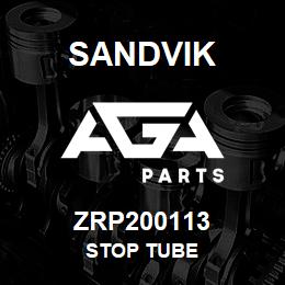 ZRP200113 Sandvik STOP TUBE | AGA Parts