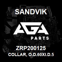 ZRP200125 Sandvik COLLAR, O.D.60XI.D.56X19 MM. LG | AGA Parts