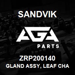 ZRP200140 Sandvik GLAND ASSY, LEAF CHAIN PULLEY | AGA Parts